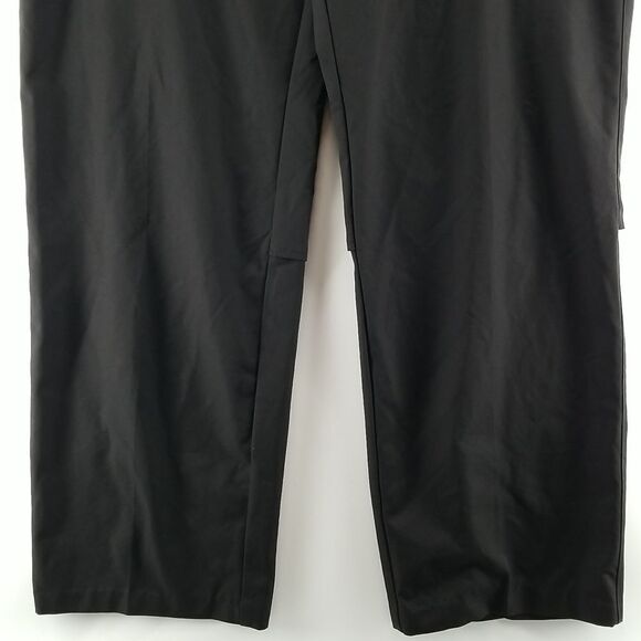 Adidas Pants Men's Size 40  Black Workout Exercise Gym Golf Pockets Athleisure - Picture 3 of 11